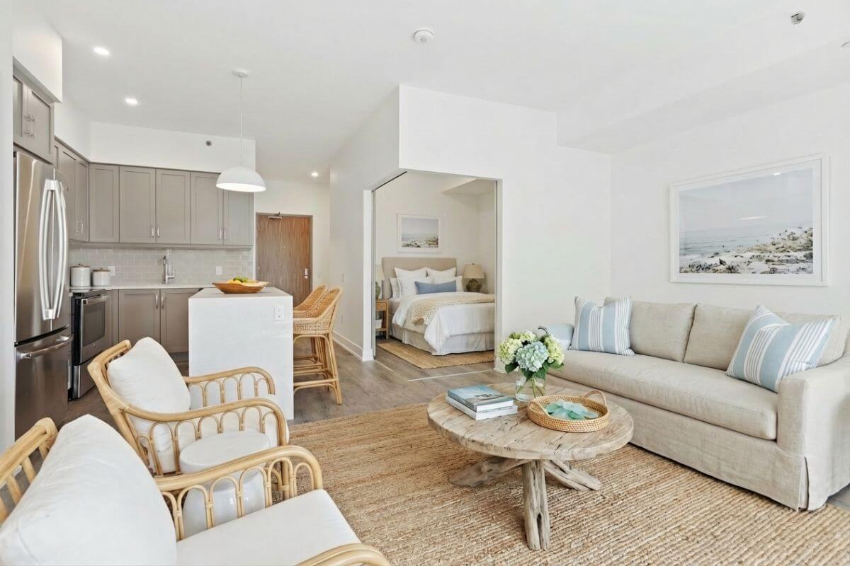 Coastal virtual staging example