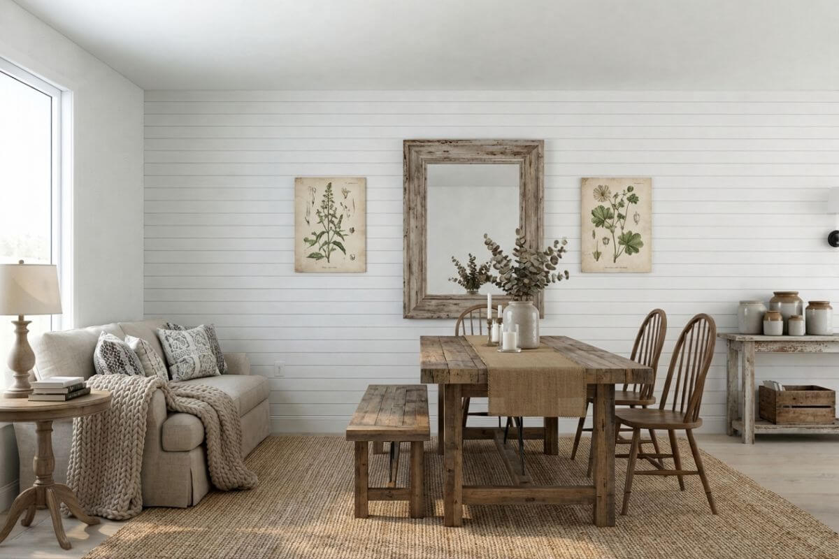 Farmhouse virtual staging example