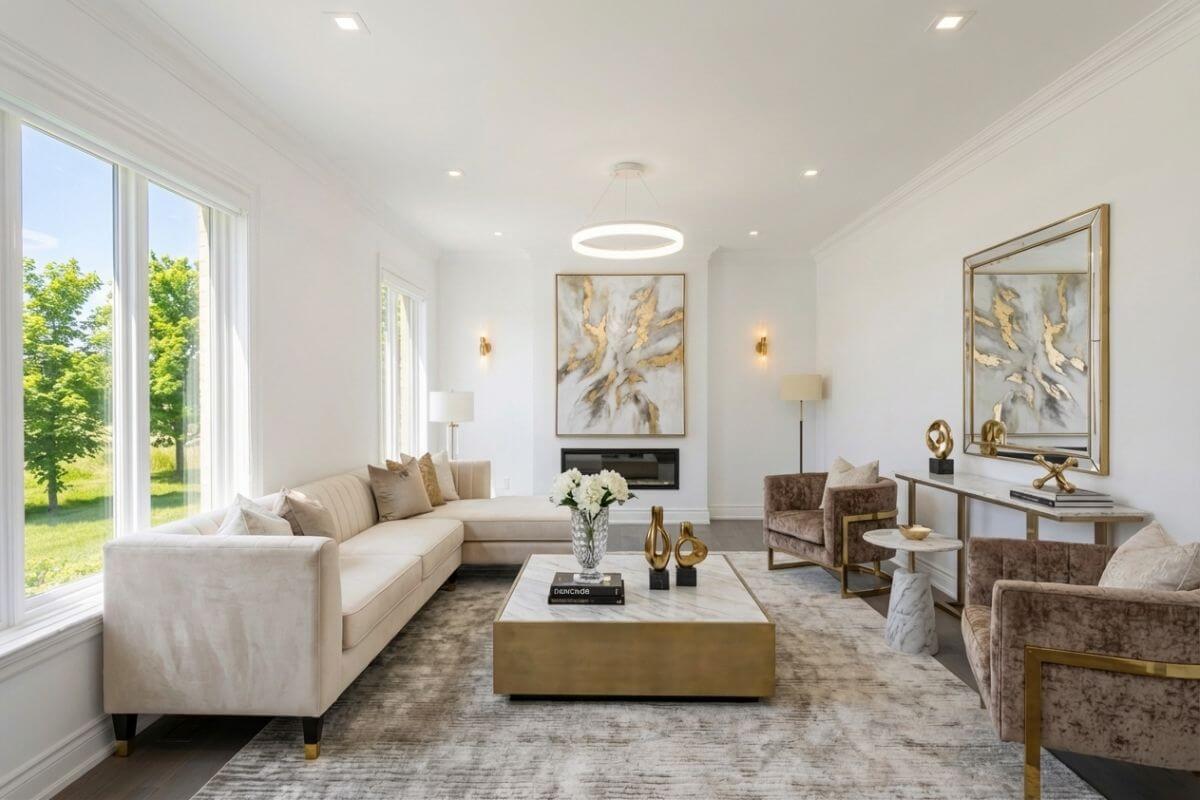 Luxury virtual staging example